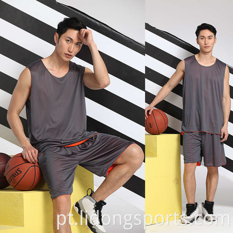 Logo de impressão personalizada de alta qualidade Polyester Basketball Jerseys de camisas de basquete em branco Jerseys uniformes